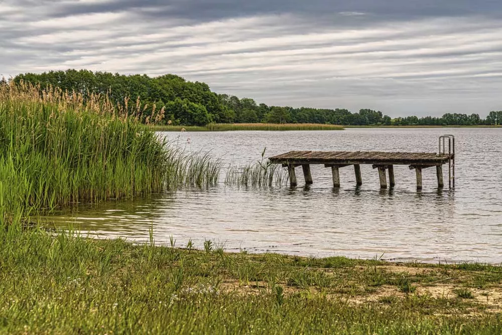 Steg am Großen Stadtsee von Penzlin