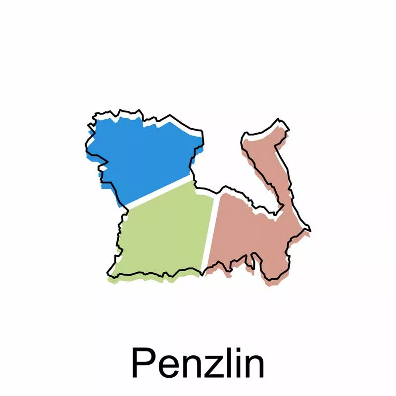 Karte von Penzlin